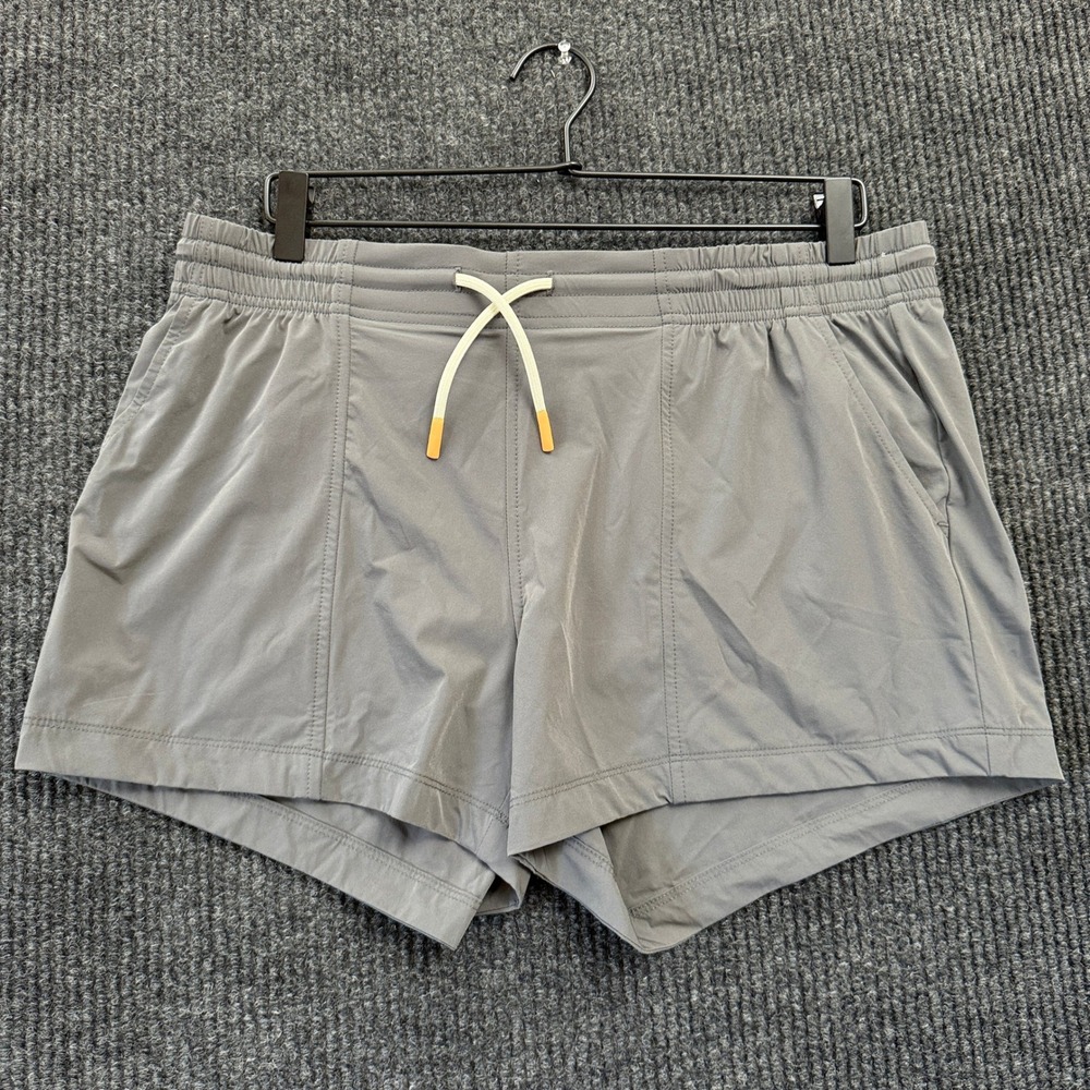 Marsh Wear Women's L Gray Performance Shorts Elastic Waist Drawstring Outdoor